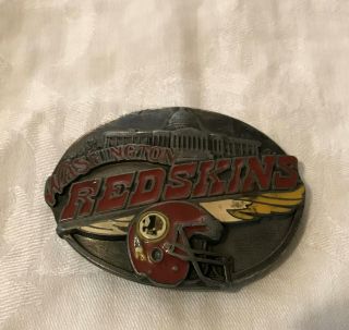 Washington Redskins Nfl 1990 Limited Edition Belt Buckle 3342 By Siskiyou