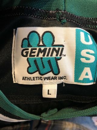 Sioux Falls Stampede NCAA Sewn Hockey Green Black Jersey Large Gemini USA 3