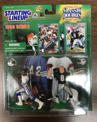 1998 Starting Lineup Emmitt Smith/troy Aikman Classic Doubles Dallas Cowboys