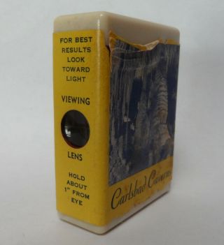 Carlsbad Caverns 1951 Pic - Pak Tex Helm Handheld Pocket Scenic Filmstrip Viewer