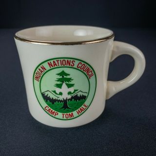 Vintage 1980s Boy Scout Mug Camp Tom Hale Oklahoma
