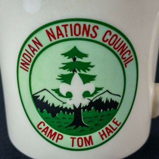 Vintage 1980s Boy Scout Mug Camp Tom Hale Oklahoma 2