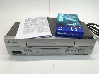 Emerson Ewv603 Vcr Vhs Video Cassette Player/recorder