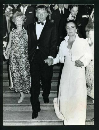 1960s Richard Burton & Elizabeth Taylor Vintage Photo Gp