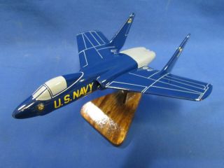 (g) Blue Angels F7u - 1 Cutlass Airplane Desktop Model - Aircraft