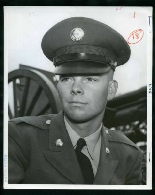 1950s Russ Tamblyn In Army Uniform Vintage Photo West Side Story Gp
