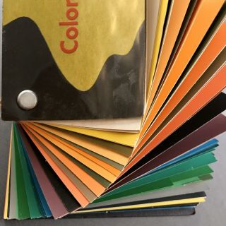Vintage 5x3” Color - Aid Swatch Book: Hundreds Of Small Sheets,  Great For Collage