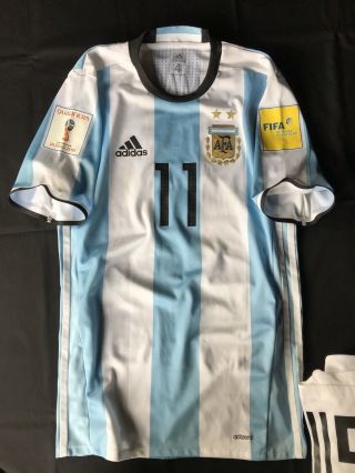 Argentina National Team Match Worn Shirt 2017