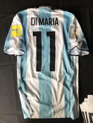 Argentina National Team Match Worn Shirt 2017 2