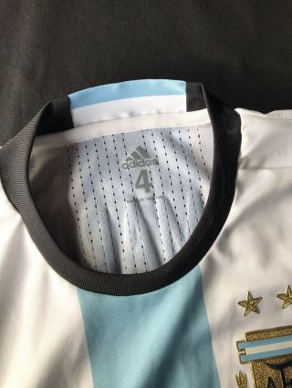 Argentina National Team Match Worn Shirt 2017 3