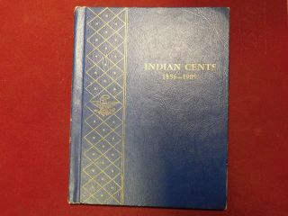 Vintage Whitman Coin Album - Indian Head Cents 1856 - 1909 9402