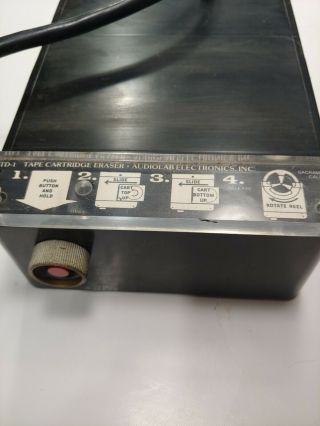 Audiolab Electronics Tape Eraser Degausser Model TD - 1B 2