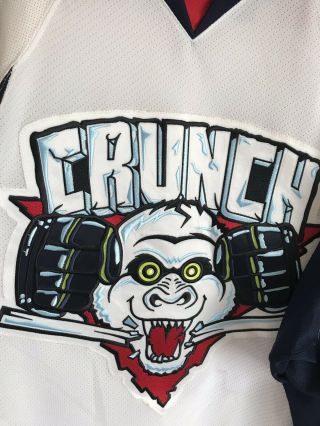Syracuse Crunch Tom Sestito Game Worn AHL Hockey Jersey 56 2