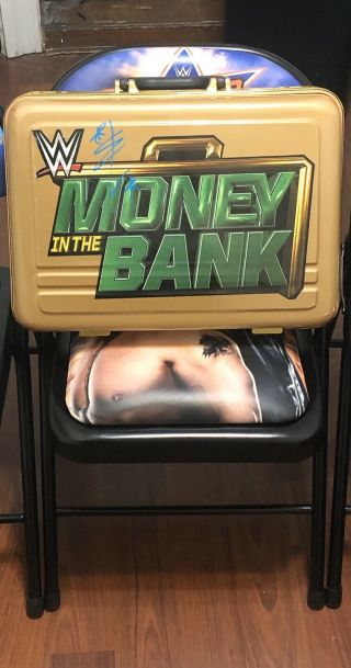 Wwe Summerslam 2015 Ringside Chair Barclays Center Brooklyn Ny Money In The Bank