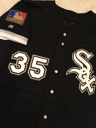 Vintage Frank Thomas Chicago White Sox Russell Authentic MLB Jersey Sz 44 Large 3