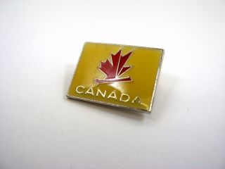 Vintage Collectible Pin: Canada Flying Maple Leaf Design