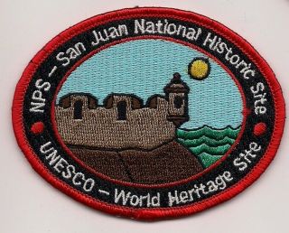 San Juan National Historic Site Puerto Rico Souvenir Patch