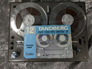 Vintage Tandberg Model 12 - 41 Reel Tape Recorder In Case Parts/repair