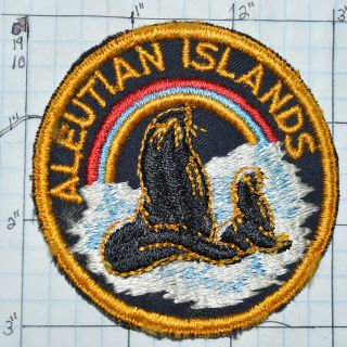 U.  S.  Army Command Aleutian Islands Alaska Vintage Seals Walrus Patch