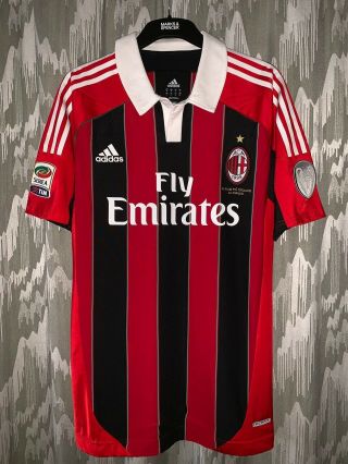 Milan Match Worn Shirt Maglia Player Balotelli Indossata Adidas Inter Man City 2