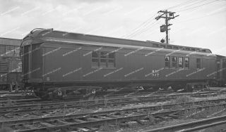 Orig Neg Maine Central Mofw Car 927 Converted Baggage Rpo In 1952 2 ½ X