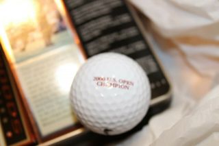 Nike Tiger Woods 2000 US Open Champion Golf Ball and Tin 3