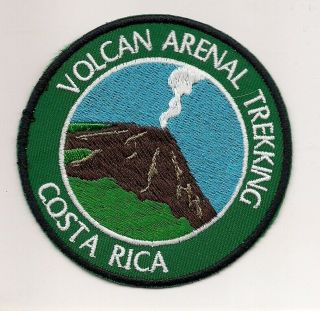 Arenal Volcano Costa Rica Souvenir Patch