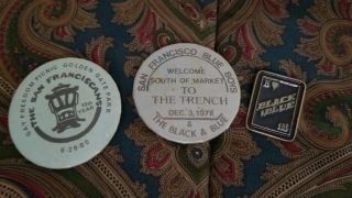 Gay Freedom Picnic Clubs Events Pins The San Franciscans Blue Boys Rare Interest