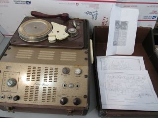 Rare Pentron Astra Sonic Wire Recorder With Am Radio & Phono Model 748