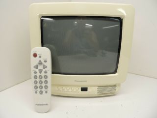Color Tv Panasonic 10” Portable Ct - 9r - 10t