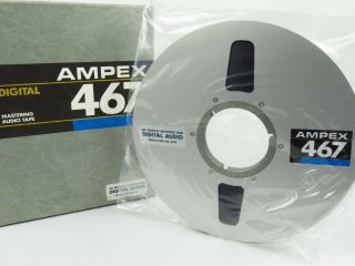 Ampex 476 10 " Mastering Audio Reel Tape 1/4 " X 4600 
