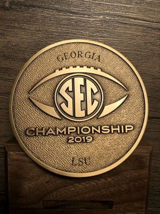 2019 SEC championship Game Commemorative Coin Georgia vs LSU 3