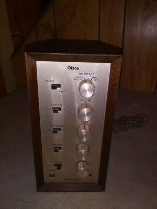 Vintage Olson Electronic Am - 310 Amplifier Solid State 40 Watt Estate Find