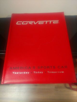 A 2006 Red Cover 15x12in.  Corvette,  America 