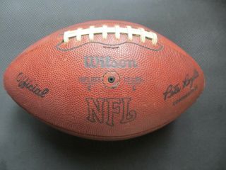 Official 1972 Wilson Nfl Leather Football Pete Rozelle