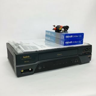Symphonic Sl2840 Vhs Video Cassette Player Vcr Recorder 4 Head