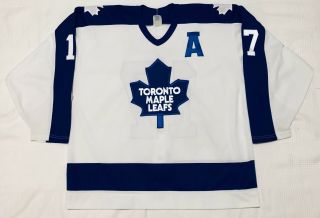 1988 - 89 Wendel Clark Toronto Maple Leafs Authentic Ccm Hockey Jersey Size 52