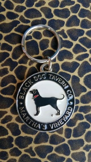 Black Dog Tavern Co Keychain,  Key Ring,  Martha 