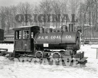 Orig 1971 Negative - Philadelphia & Reading Coal 0 - 4 - 0t Pennsylvania Nj Railroad