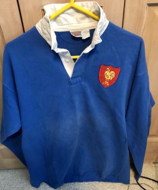 Vintage 1980’s Nike France National Rugby Shirt Size Xl