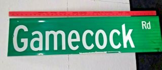 Authentic Retired Gamecock Rd Street Sign 36 " Road,  Traffic Man Cave Garage