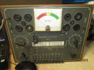 Vintage Heathkit Radio Tube Tester Checker Model Tc - 2