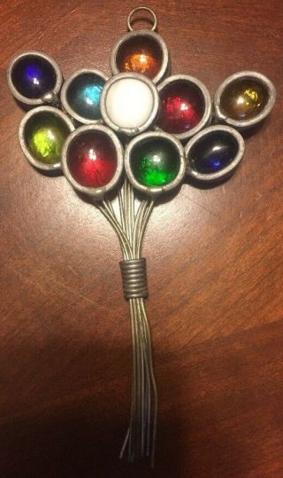 Vintage Stained Glass Balloons Bouquet