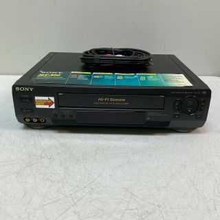 Sony Slv - N50 Vhs Vcr Video Cassette Player Recorder Hifi Stereo -