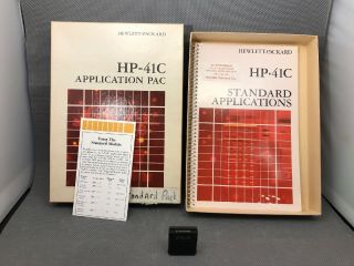 Standard Pac For Hp - 41c Hp - 41cv Hp - 41cx Hp 00041 - 15001