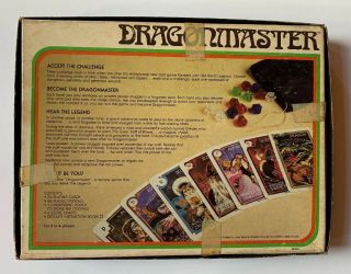Vintage 1981 Milton Bradley Lowe Dragon Master Fantasy Card Game 3