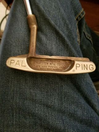Vintage Ping Putter.  Ping Pal.  35.  5 " Old.  Hard To Find