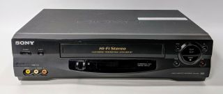 Sony Video Cassette Recorder Slv - N55 Vhs Vcr Player Hifi Stereo