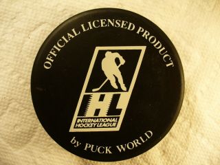IHL ' 95 All Star Game Las Vegas Legue 50th Anniversary Hockey Puck Collect Pucks 2