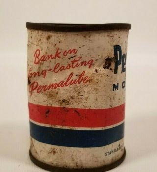 Vintage Standard Permalube Motor Oil Metal Bank Chicago,  IL Advertising 2